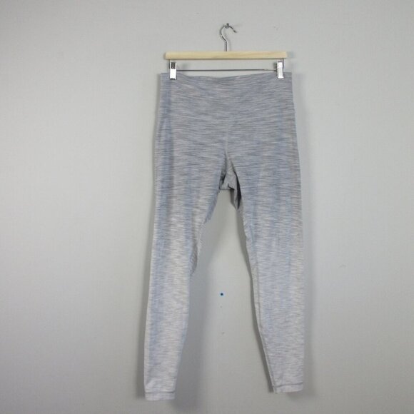 Lululemon Wunder Under Hi-Rise Tight 28" Women 12 Grey Stretch Yoga Running - Picture 1 of 15